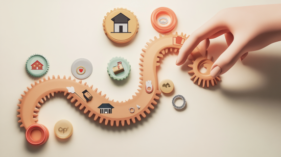 다양한 선택으로 연금 수령시기를 조율하는 듯 한 이미지