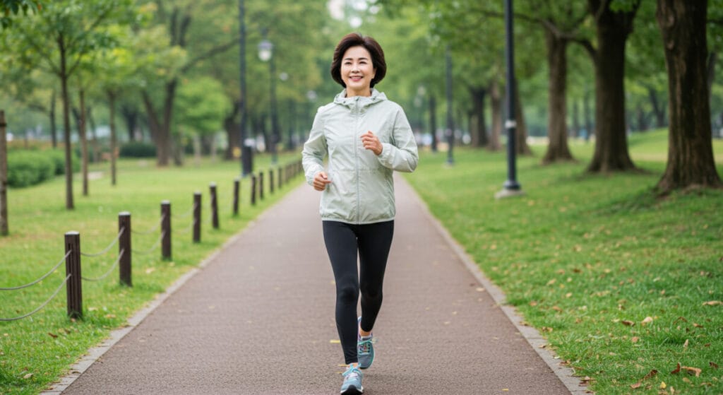 슬로우러닝을 즐기는 중년