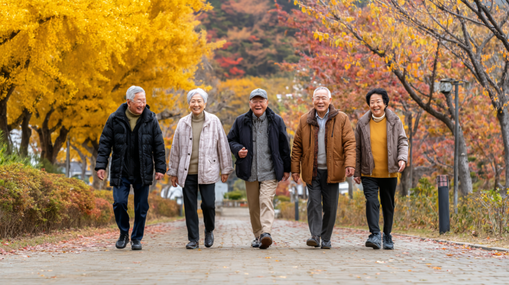 건강한 시니어들