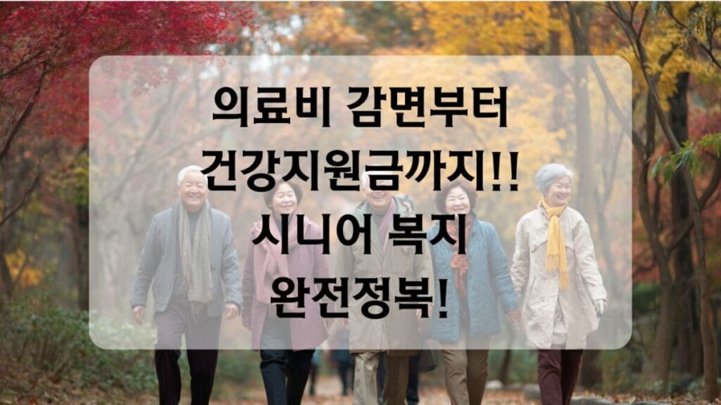 건강지원 혜택 안내