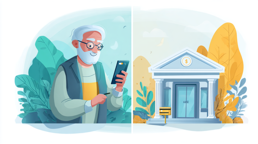 시니어 모바일 뱅킹