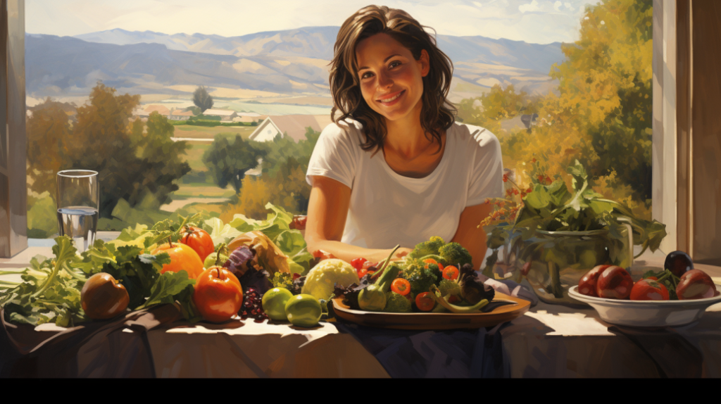 다양한 야채와 과일